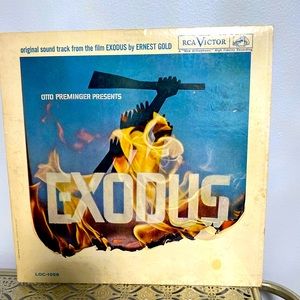 Exodus Original Soundtrack Recording Ernest Gold on LP